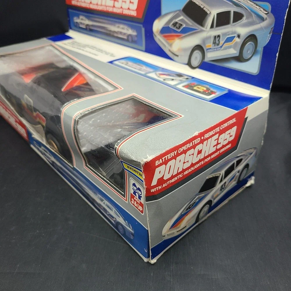 Hedstrom Battery Operated Remote Control‎ Porsche 959 Vintage 1985 Sealed Box